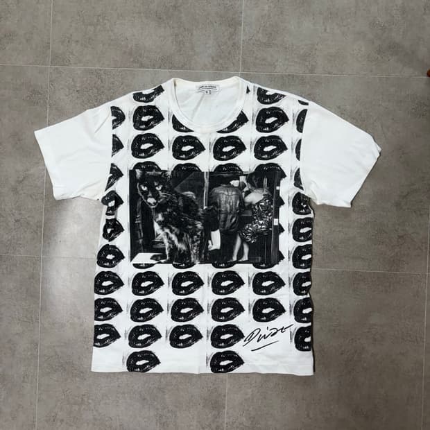 COMME des GARCONS x 모리야마 다이도 아오야마 한정 티셔츠