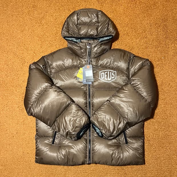 [L size] 데우스 패딩 갈색 Deus down jackt Brown