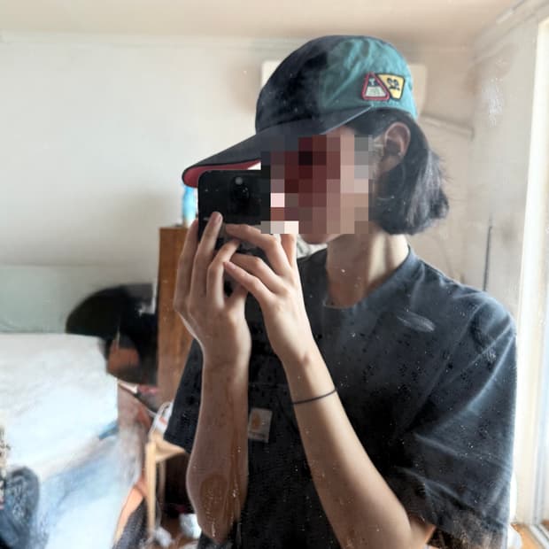 챙이 긴 캠프캡