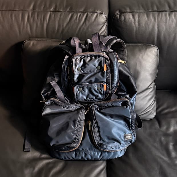 요시다 포터 탱커 럭색 아이언블루 백팩