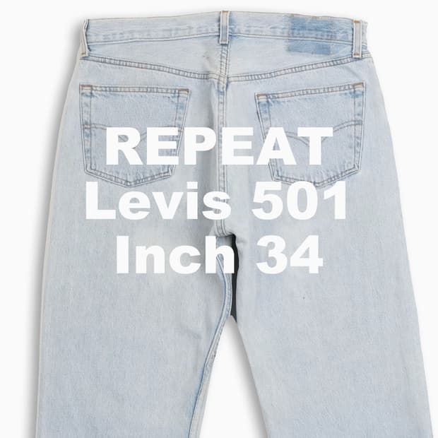 빈티지 리바이스 501 90s USA 34 인치 LV50136543