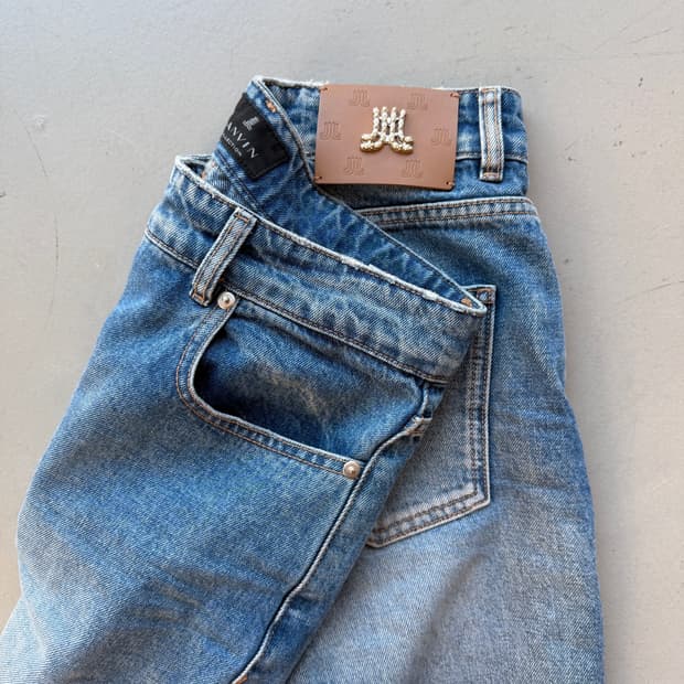 랑방 24ss 와이드 데님 팬츠