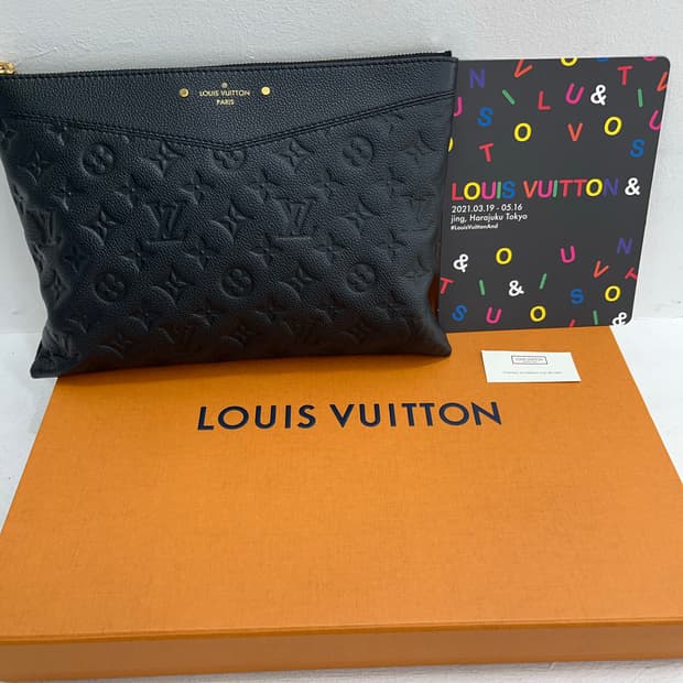 루이비통 데일리 파우치 앙프렝뜨 블랙