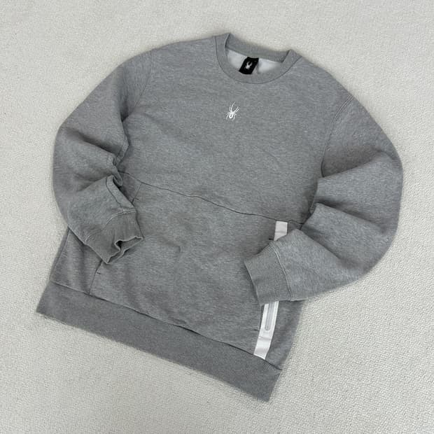 스파이더 그레이 맨투맨 티셔츠 m