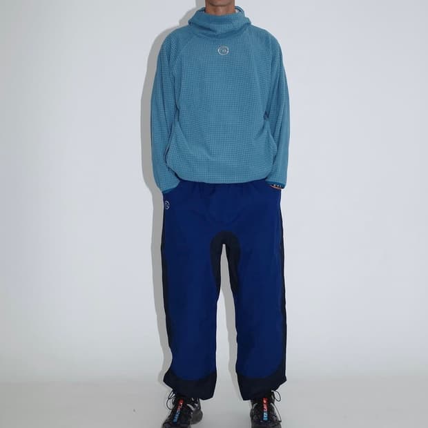 더왈드 Waffle Balaclava Hoodie Msize