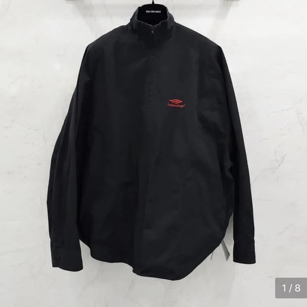 [3] 발렌시아가 트랙셔츠자켓 자수로고 720103TYB18 국문택