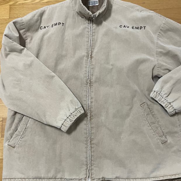 카브엠트 코듀로이 베이지 집업(코드집)