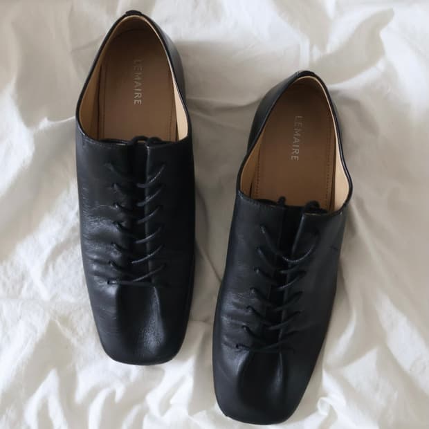 Lemaire 르메르 더비슈즈 블랙 38