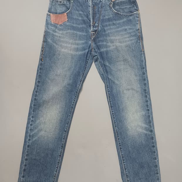 [28] 리바이스 코퍼 래더패치진 청바지