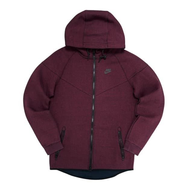 나이키 버건디 테크팩 후드집업(M)