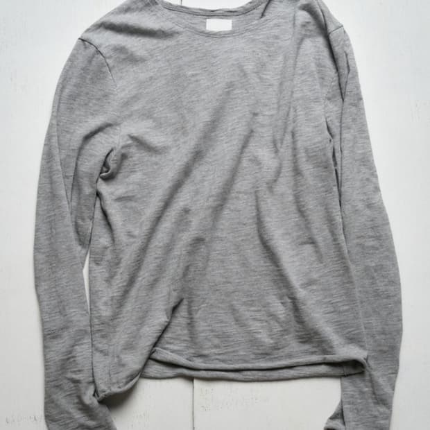 모노프리베 Textured Roll Long Sleeve