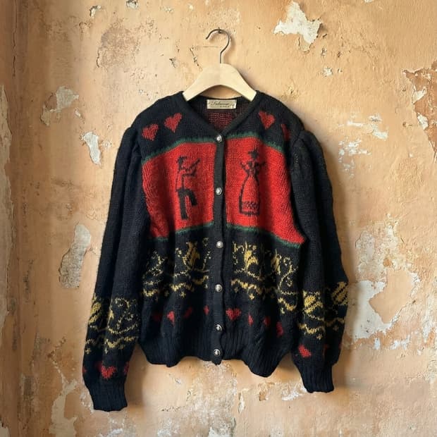 Sabrina by James P.' 티롤 빈티지 가디건