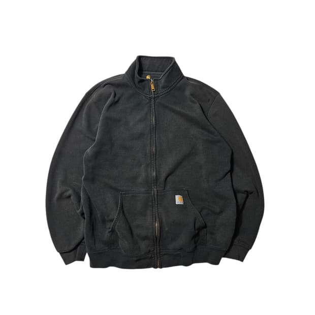 칼하트 빈티지 페이딩 집업 스웻 셔츠 L