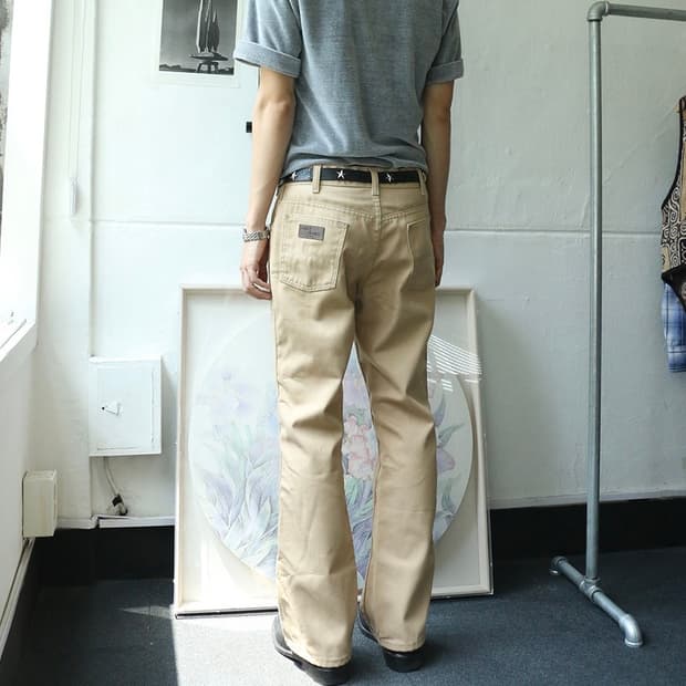 90s JC Penney 브라운 부츠컷 팬츠