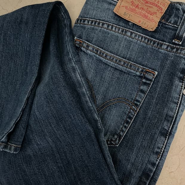 리바이스 501 W34 L32 (청)