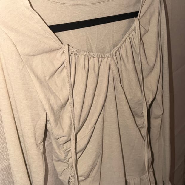 빈티지 블라우스 셔링 공주 에겐 Y2K 천사깔