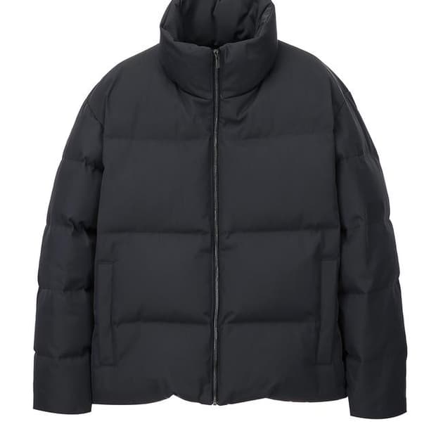 질스튜어트 뉴욕 미니멀 숏패딩 다크그레이