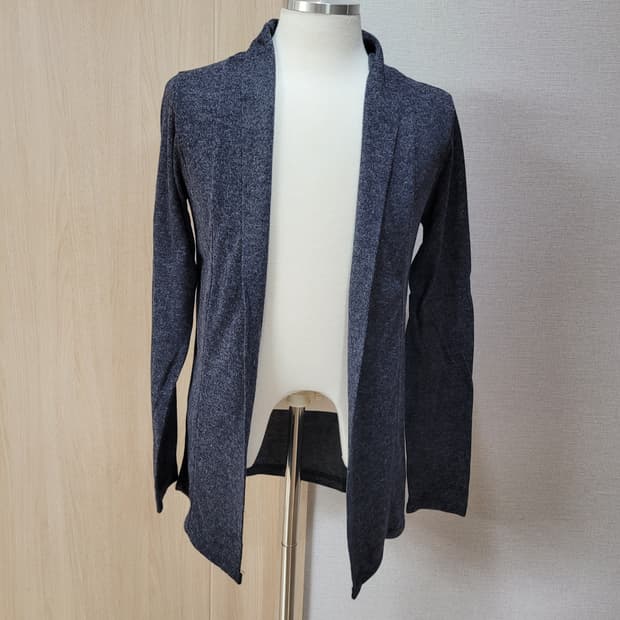 남자 오픈프론트 숄 가디건 100 네이비