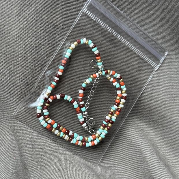 [새상품] 여름 목걸이, 비즈목걸이 