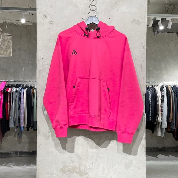 나이키 acg 러쉬 핑크 풀오버 후디