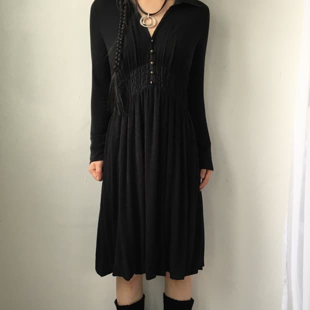 Shirring point onepiece