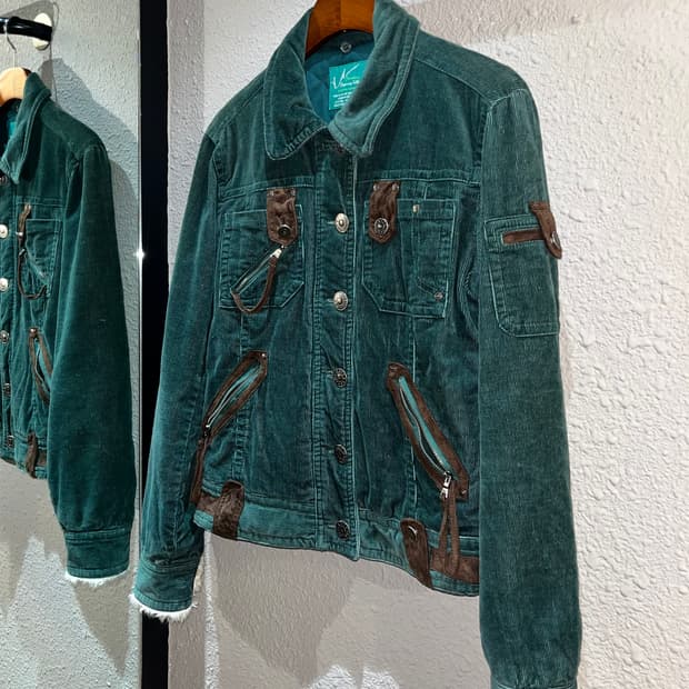 코듀로이 포켓 디테일 빈티지 자켓