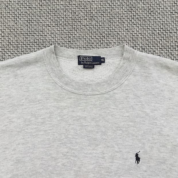 90s 🇺🇸USA made heather grey sweatshirt