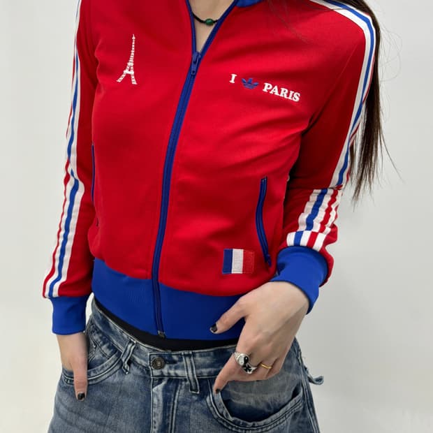 90s올드스쿨 아디 아이러브파리 져지 