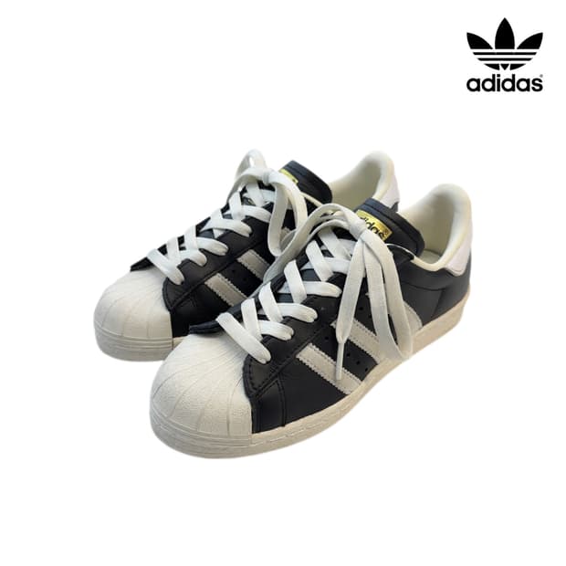 아디다스 슈퍼스타 검흰 스니커즈 220