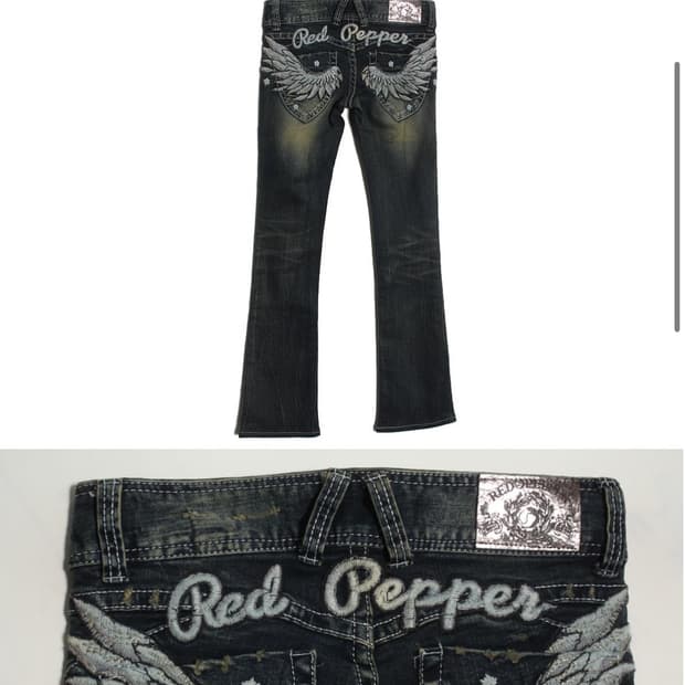 Red pepper 레드페퍼 로우라이즈 진