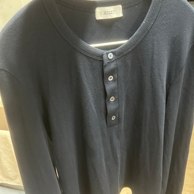 헬렛 헨리넥 롱슬리브 (Estate Blue) M