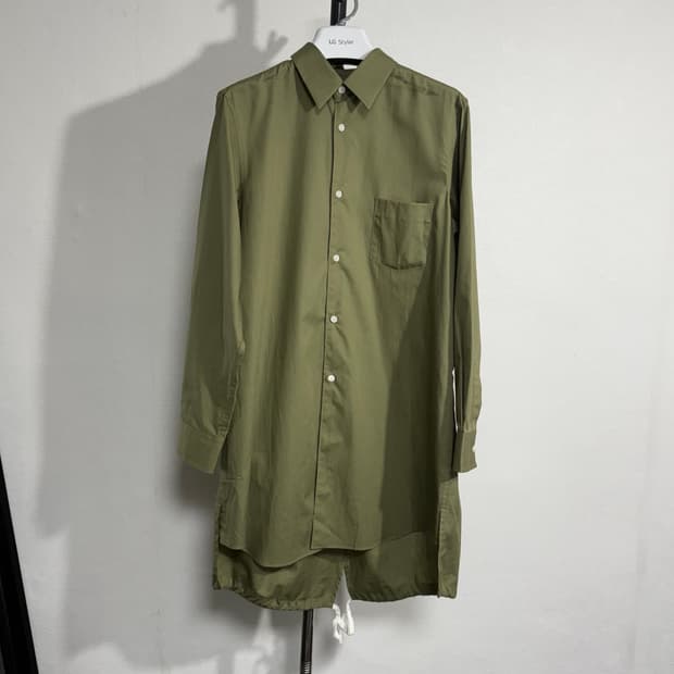 25ss 꼼데가르송 꼼데가르송 스트링 롱셔츠 m