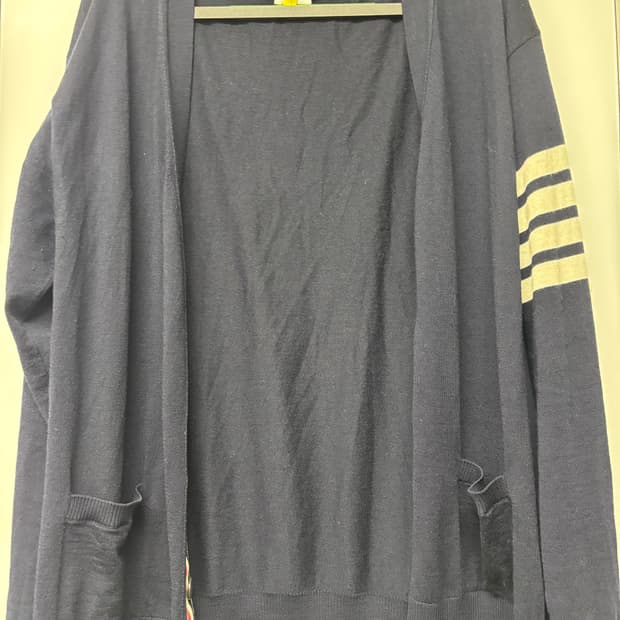 톰브라운 네이비 가디건