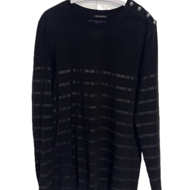 Balmain Shoulder Button Long Sleeve