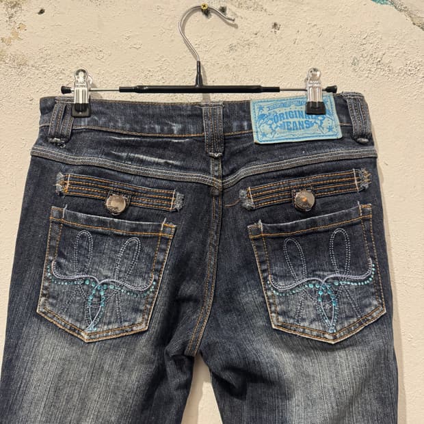 오리지널진 빈티지 데님 팬츠