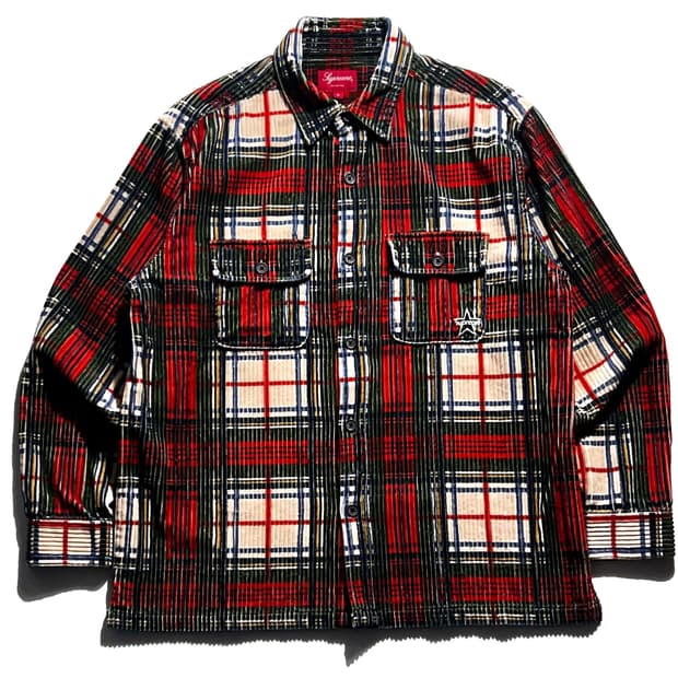 Supreme 20SS Corduroy Plaid Shirt