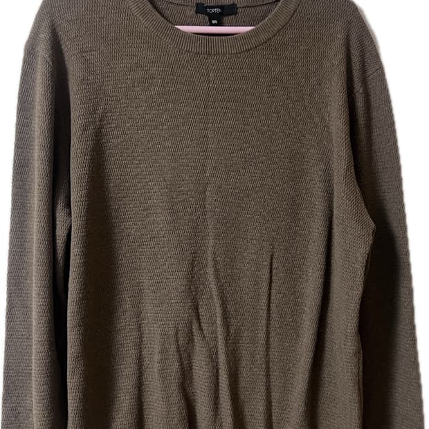 탑텐 베이지 니트