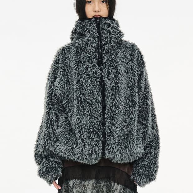 세릭 hairy balaclava zip up 바라클라바 집업