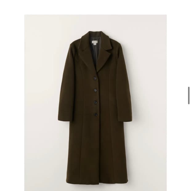 시엔느 캐시미어 코트 카키 브라운 M
