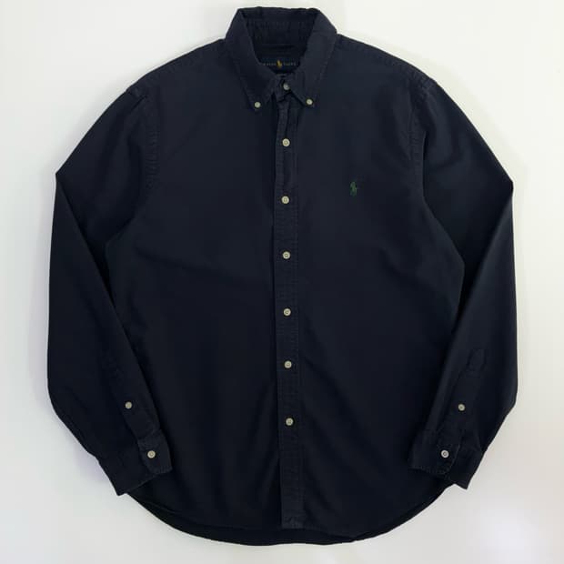 Polo  폴로 랄프로렌 자수 코튼 다크네이비 셔츠
