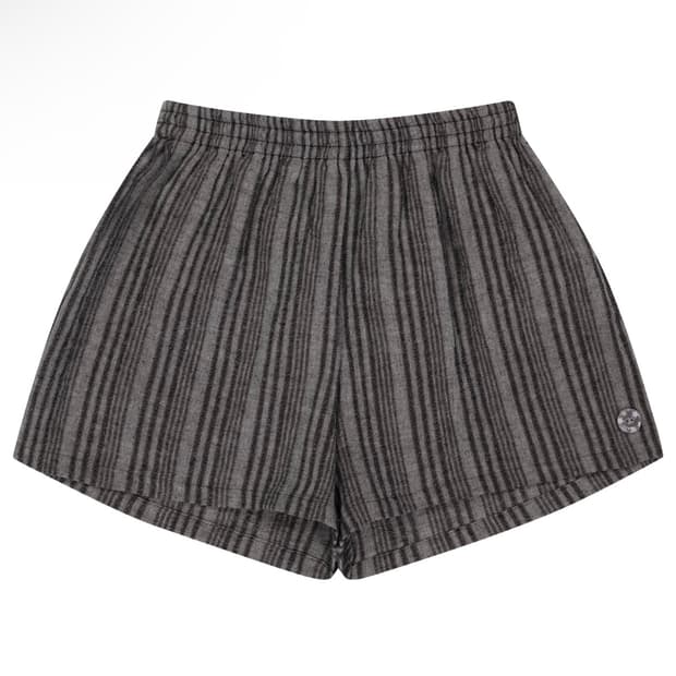 038 ETHNIC SHORTS DARK GREY