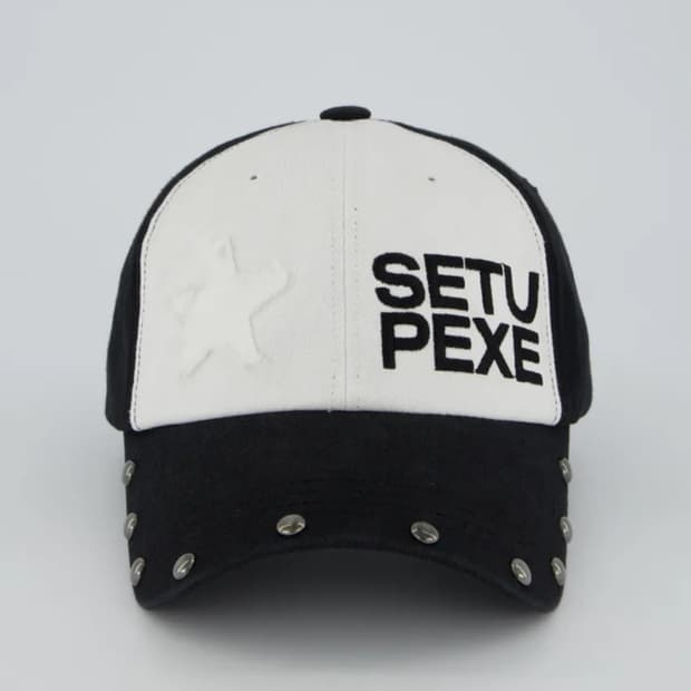 셋업이엑스이 스터드 볼캡 모자