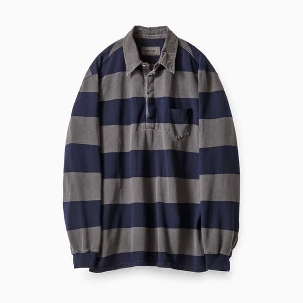 이얼즈어고 워시드 럭비 티셔츠