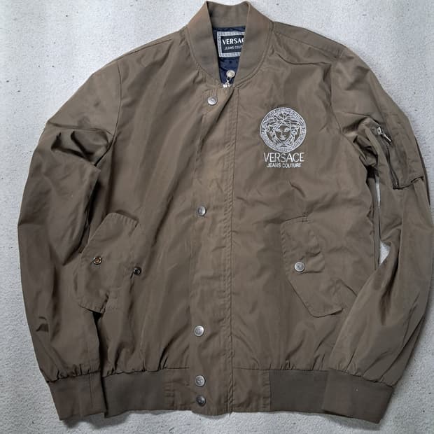 1990s 베르사체 진스꾸뛰르 메두사 나일론 집업