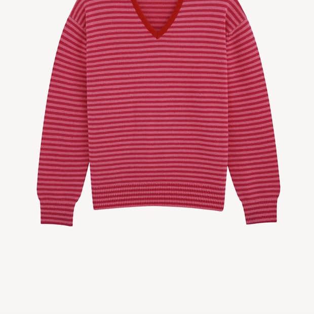 문달 리스카 핑크 니트