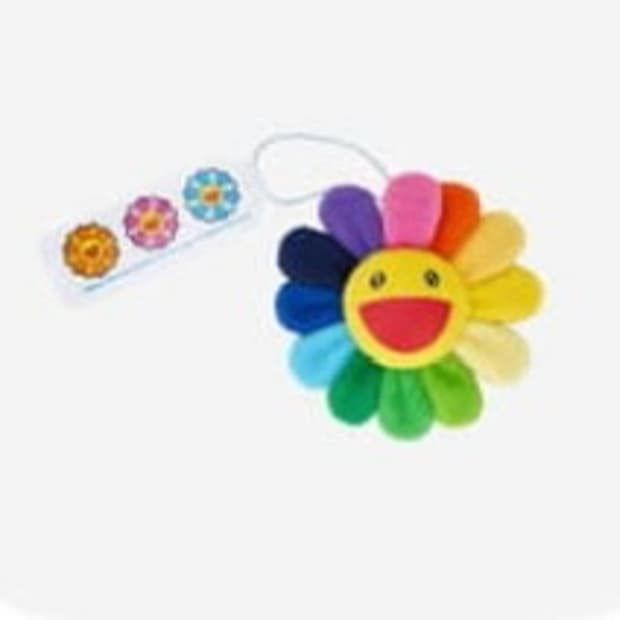 카이카이키키 플라워 키체인 레인보우 새상품