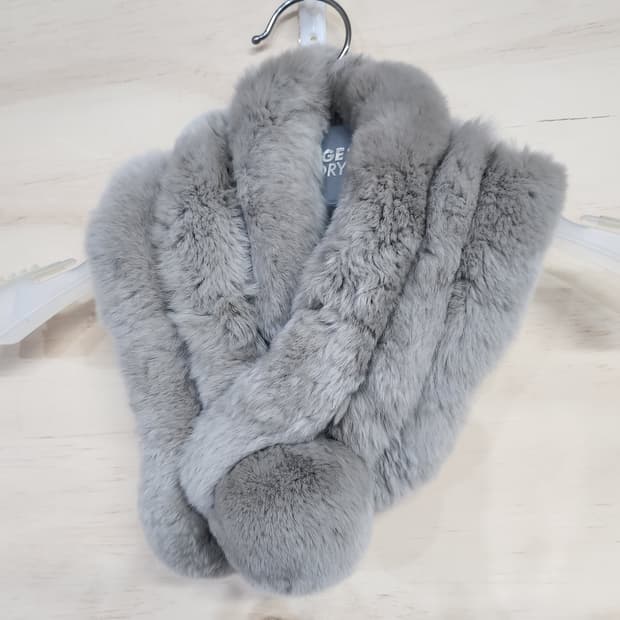 116) 메트로시티 렉스100 토끼털 목도리