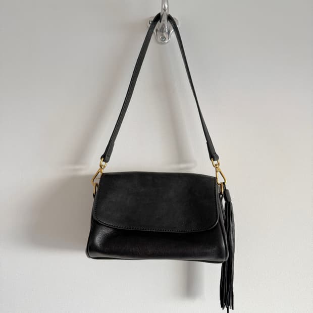 Pre owned 레더 숄더백