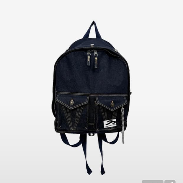 탄산마그네슘 트러커 자켓 백팩 블루 새상품