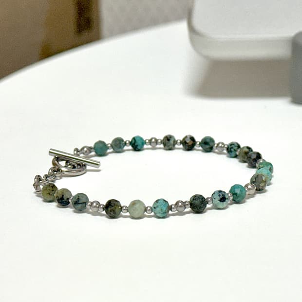 (맞춤 사이즈) 천연석 아프리카 고급 원석팔찌